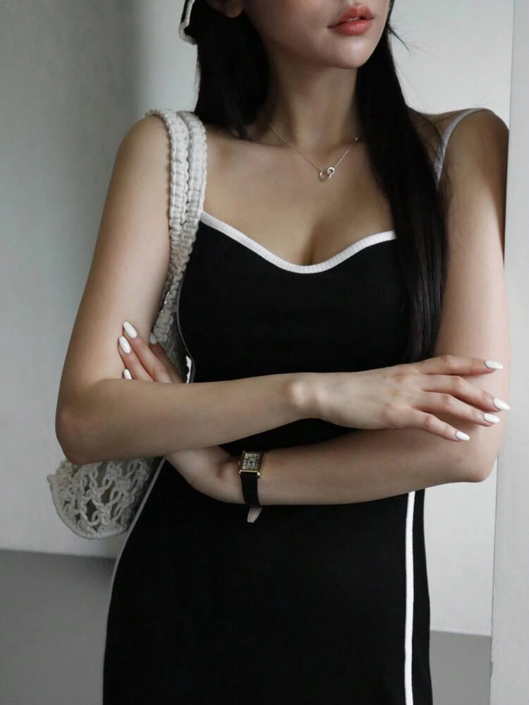 Women'S Slim Fit Cami Dress Summer Sundress