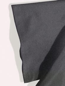 SHEIN LUNE Leopard Heart Printed T-Shirt - Dark Grey - View 4