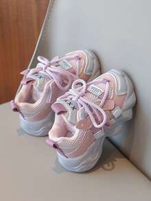 時尚透氣網面厚底女鞋，適用於休閒裝扮 - 彩色 - 查看 4