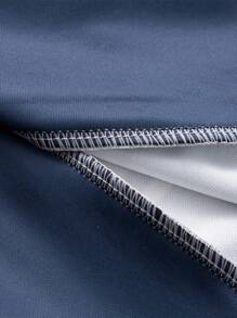 男士條紋長袖套頭衫 - 黑色 - 查看 7