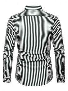 Manfinity Homme Nam Sọc Tay áo dài Áo sơ mi - Nhiều màu - Xem 2