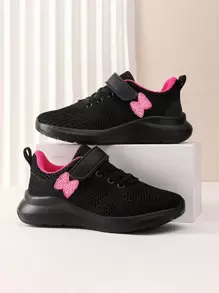 1 Par de Zapatos Deportivos de Malla Transpirable, Modelo Popular para Chicas
