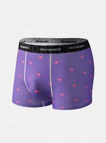 Bóxers Ajustados Con Estampado De Elefante Para Hombres - Multicolor - Ver 1