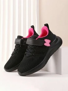 1 Par de Zapatos Deportivos de Malla Transpirable, Modelo Popular para Chicas