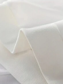 SHEIN LUNE 大尺碼情人節玫瑰心形印花圓領運動衫 - 灰色 - 查看 5