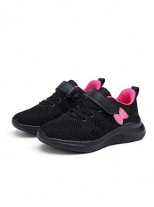 1 Par de Zapatos Deportivos de Malla Transpirable, Modelo Popular para Chicas