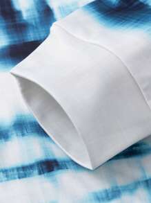 Men's Tie-Dye Pullover Sweatshirt - Dusty Blue - View 5