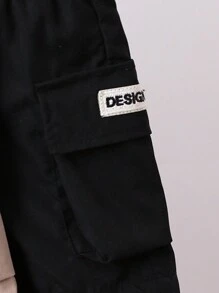 男婴 2024 年夏季新品 3 件套男婴多色字母印花运动短裤套装 - 彩色 - 查看 4