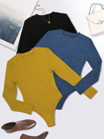 Ladies' Snakeskin Pattern Tight-Fitting Three-Piece Bodysuit