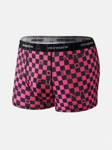 Nam Mô hình bàn cờ In Boxer Quần lót tam giác - Nhiều màu - Xem 1