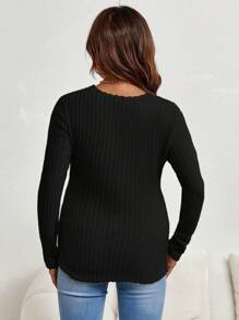 SHEIN T恤衫(t-shirt) - 黑色 - 查看 2