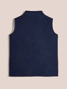 SHEIN LUNE Chaleco De Chaqueta De Mujer De Color Sólido - Multicolor - Ver 8