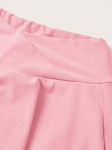 VARSITIE Quý cô Giải trí Thể thao Ô dù Váy - Hồng - Xem 6