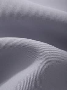 DAZY Bộ 2 món/Bộ đồ công sở màu trơn đơn giản cho nữ không tay và quần - Màu xanh lam - Xem 7