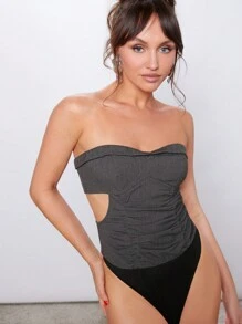 Hauture Women Suiting Bodysuit - Black - View 1