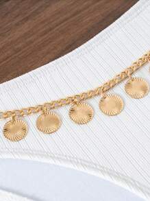 SHEIN Swim Ladies' Plain Bikini Set (Accessories Random) Music Festival Summer Beach - White - View 5