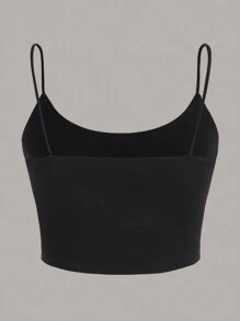 SHEIN EZwear Women's Knit Three-Tone Camisole Top - Multicolor - View 4