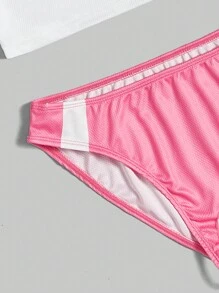 ROMWE Street Life Conjunto De Lencería Sexy De Fútbol - Multicolor - Ver 4