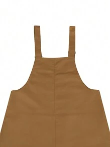 Manfinity Hypemode Loose-Fit Men's Vintage Flap Front Overalls - Brown - View 6