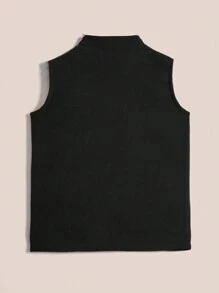SHEIN LUNE Chaleco De Chaqueta De Mujer De Color Sólido - Multicolor - Ver 12
