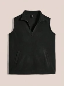 SHEIN LUNE Chaleco De Chaqueta De Mujer De Color Sólido - Multicolor - Ver 11