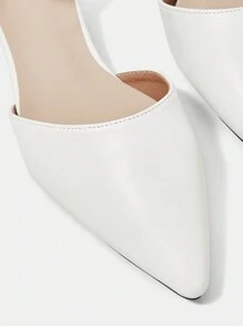 CUCCOO HITCHD Women's White Faux Pearl Bowknot Flat Shoes For Summer Vacation Shoes Summer Elegant Flats Spring Shoes Spring Break Easter Wedding Bridal Shoes