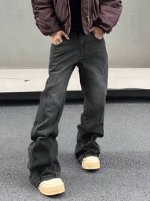 Manfinity EMRG 男士免洗褲,附有口袋 - 深灰色 - 查看 1