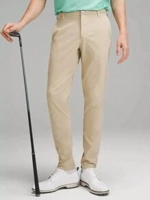 Manfinity Running 男士實色運動褲,帶口袋 - 杏色 - 查看 1