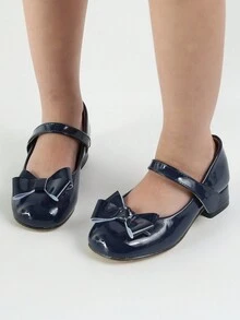 1 đôi Xanh Trẻ em Giày dép Cô gái Mùa Xuân Cao gót , Kích thước 1 - Màu xanh lam - Xem 3