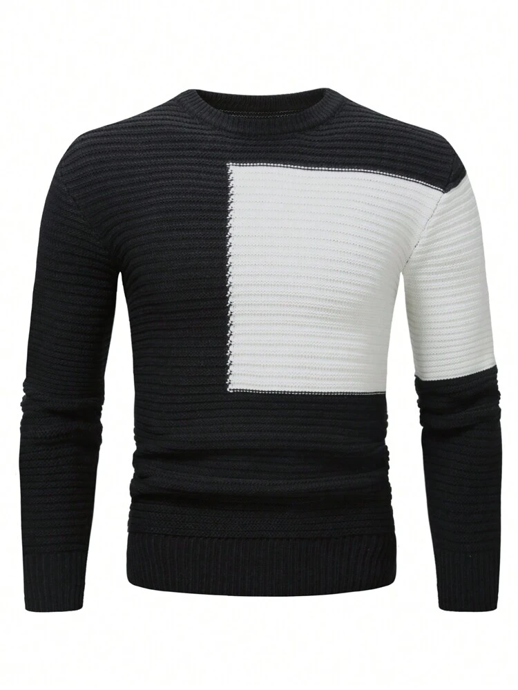 Men's Color Block Sweater
