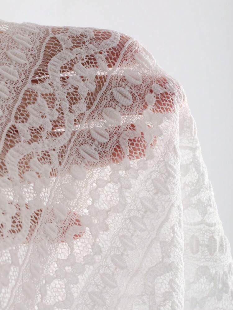 Women'S Lace Long Sleeve Top Sheer,Beach Outfits,Fall Clothes