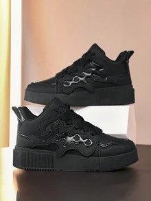 男童休閒運動鞋 - 黑色 - 查看 2