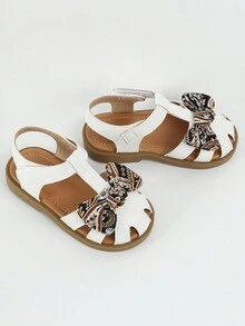 女孩空心涼鞋兒童平底鞋,尖頭幼兒夏季鞋履 - 彩色 - 查看 5