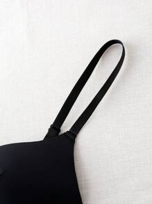 2入組女士實色有鋼圈胸罩 - 黑色 - 查看 5