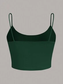 SHEIN EZwear Women's Knit Three-Tone Camisole Top - Multicolor - View 7