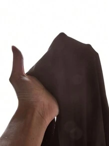 SHEIN Essnce 3 件大尺寸圓領荷葉邊露背連身衣 - 駝色 - 查看 13