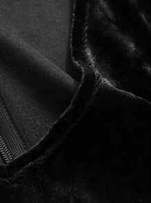 DAZY Camiseta De Manga Corta Y Alas De Murciélago Con Cuello En V Para Mujer