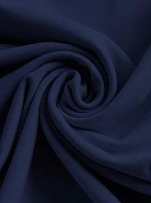 SHEIN EZwear Của phụ nữ Kích thước lớn Chất rắn Đan Váy bodycon - Màu xanh hải quân - Xem 3