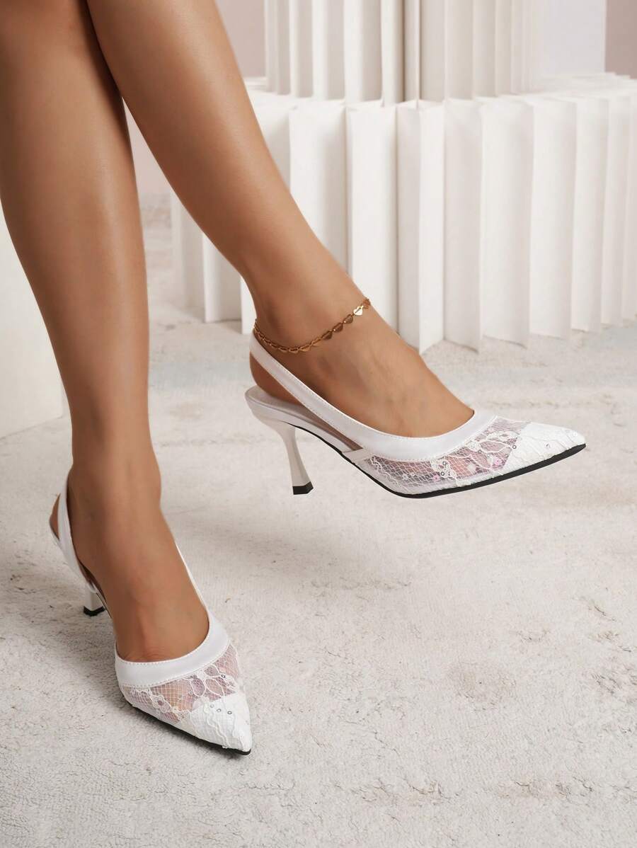 Giày bốt Chelsea cổ ngắn đế cao, mũi tròn, chống thấm nước, thoải mái, phù hợp với áo khoác cardigan/áo len, giày bốt ngắn bằng da PU đa năng để đi làm vào mùa thu và mùa đông, thanh lịch, giày cao gót nữ - trắng - Xem 1