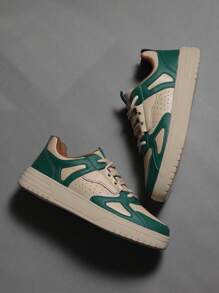 2025 New Men's Sports Shoes, Fashionable And Stylish Men's Casual Shoes, Lace-Up Men's Shoes, Skateboard Shoes, Men's Sports Shoes, Personalized Street-Style Men's Shoes - Multicolor - View 6