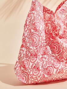 SHEIN VCAY Ladies' Fashionable Pink Handbag - Pink - View 5