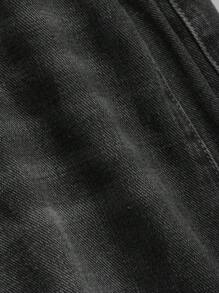 DAZY Jeans De Pierna Ancha Con Diseño De Bigotes De Gato Para Mujeres