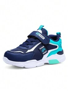 夏季透氣輕便網眼兒童運動鞋 - 藏蓝色 - 查看 3