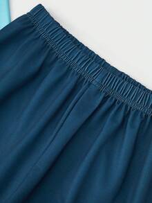 Cậu bé Tween Khối màu Tay áo dài Và Quần 4pcs Nhà  Quần áo ( Thoải mái Và Thanh lịch ) - Nhiều màu - Xem 5