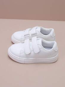 兒童運動休閒鞋帶貼式運動鞋 - 白色 - 查看 4