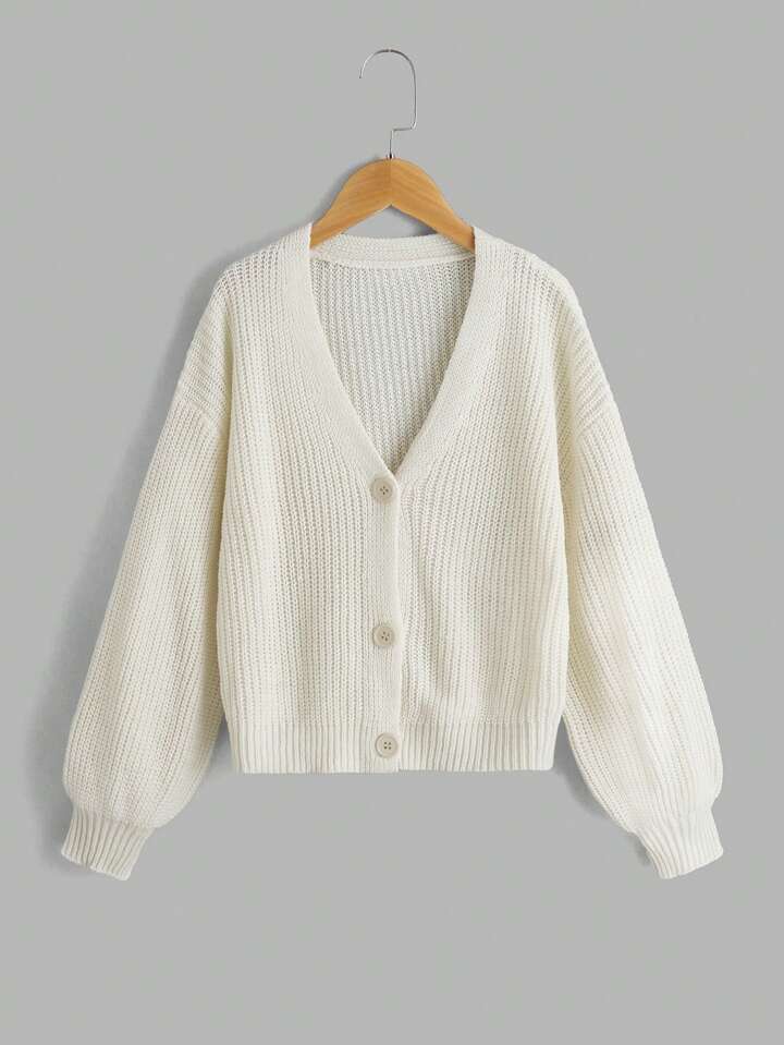 Girls button up sweater sale