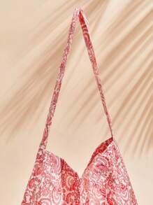 SHEIN VCAY Ladies' Fashionable Pink Handbag - Pink - View 3