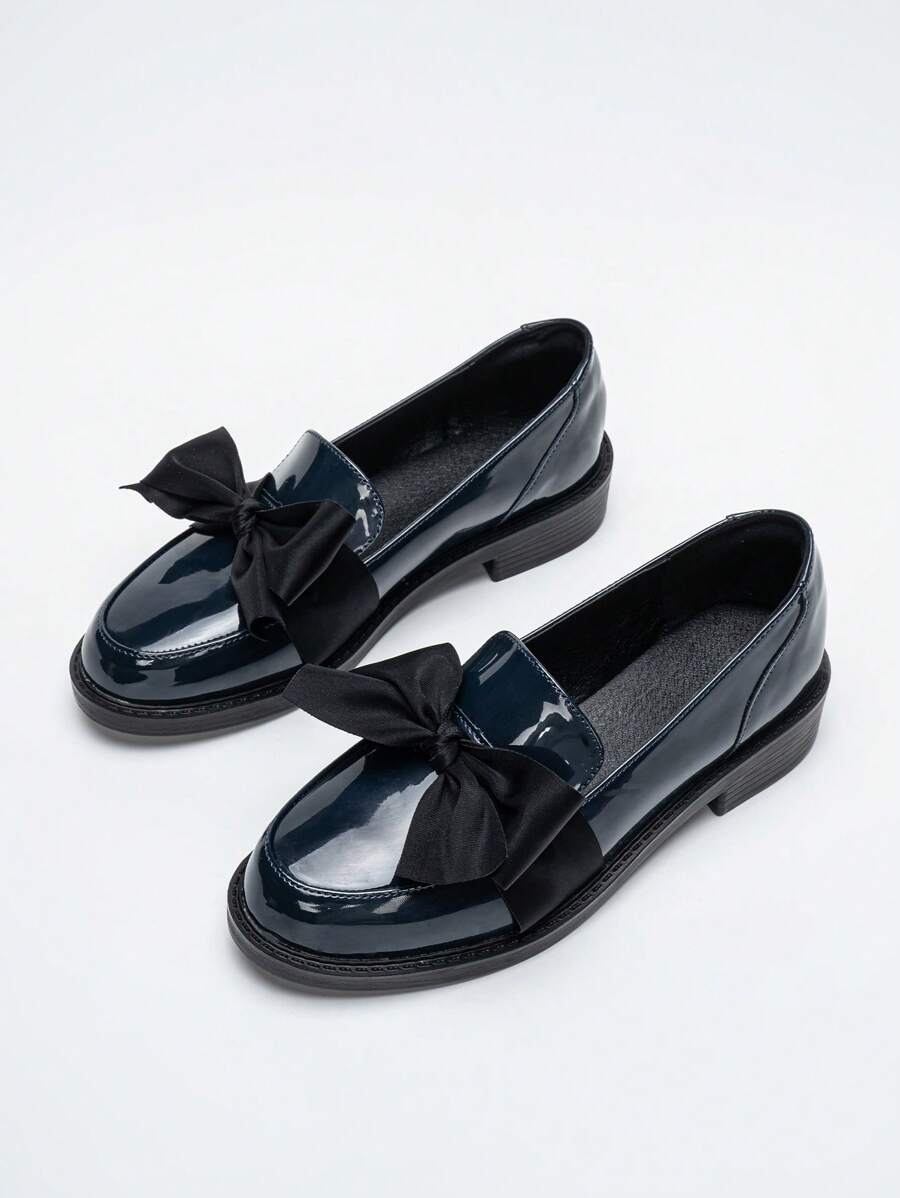 Giày bệt đế xuồng mũi tròn đế dày cho nữ, đi làm và đi chơi