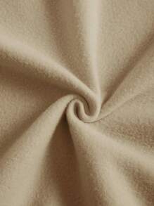 SHEIN EZwear Letter & Skull Printed Drop Shoulder Hoodie - Black - View 4