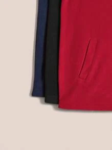 SHEIN LUNE Chaleco De Chaqueta De Mujer De Color Sólido - Multicolor - Ver 19